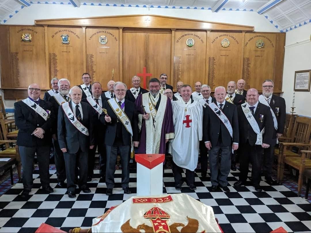 Divisional Visit — St Sexburga Conclave No 352 Sheerness — Deputy Intendant General