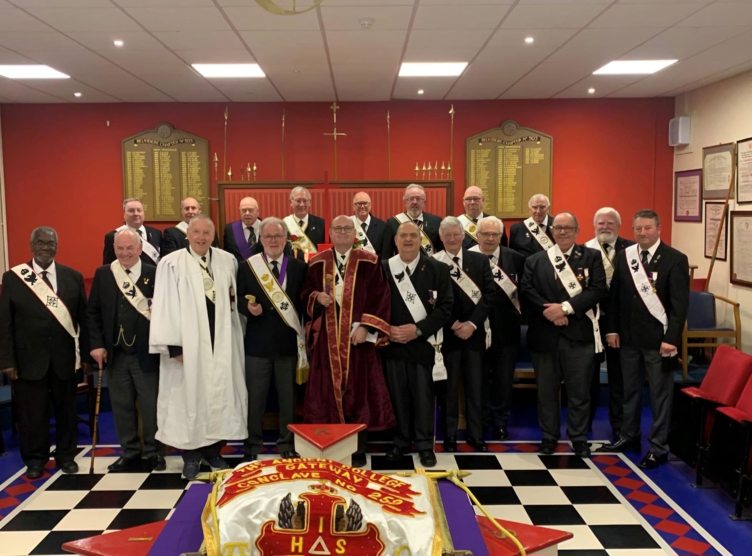 Divisional Visit — Ancient College Gateway No 259 Maidstone — Deputy Intendant General