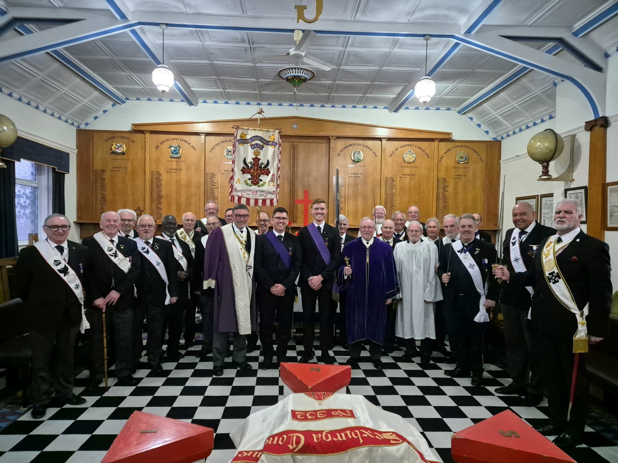 Divisional Visit — St Sexburga No 352 Sheerness — Intendant General