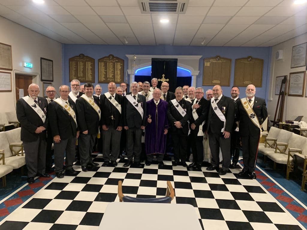 Knights at the Appendant Orders meeting